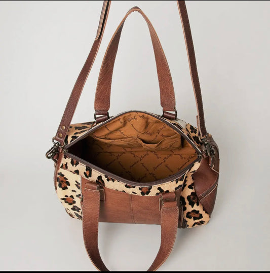 American Darling Cheetah Print and Aztec Duffle Bag
