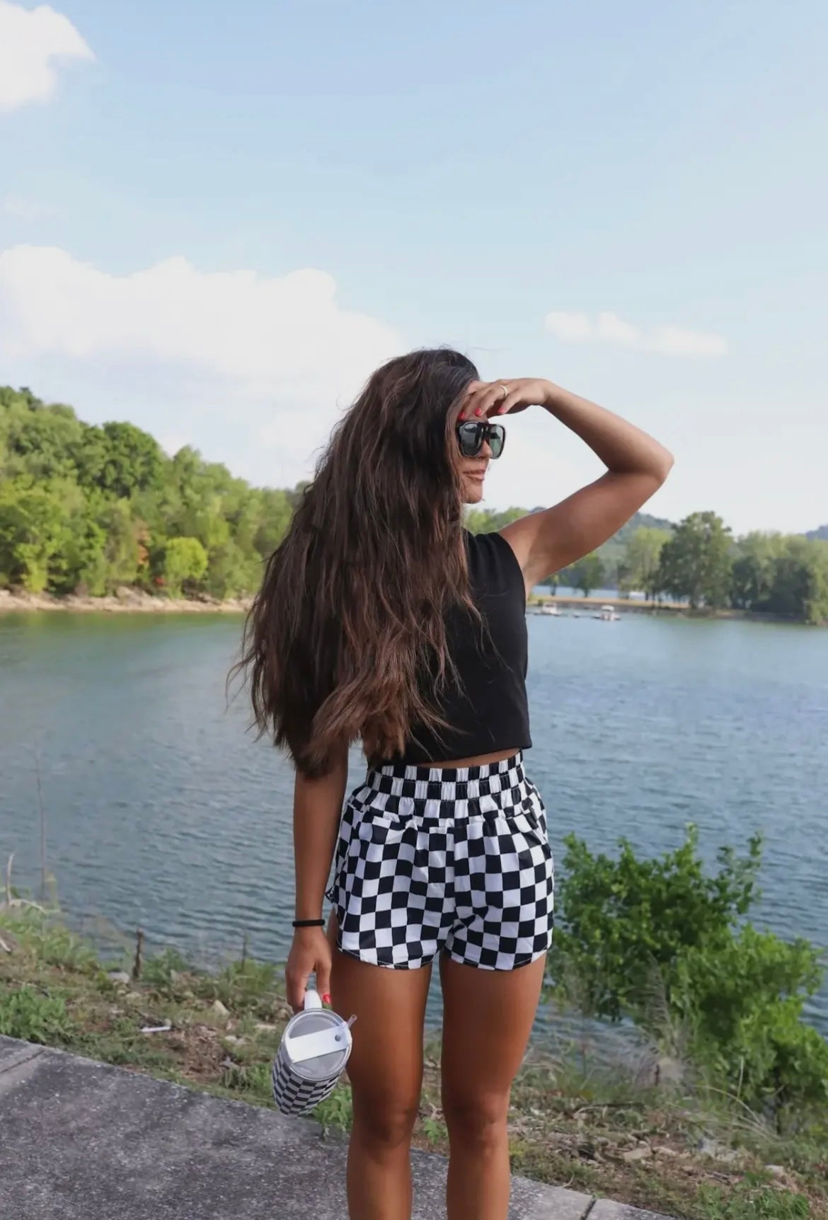 Western Pattern Athletic Shorts
